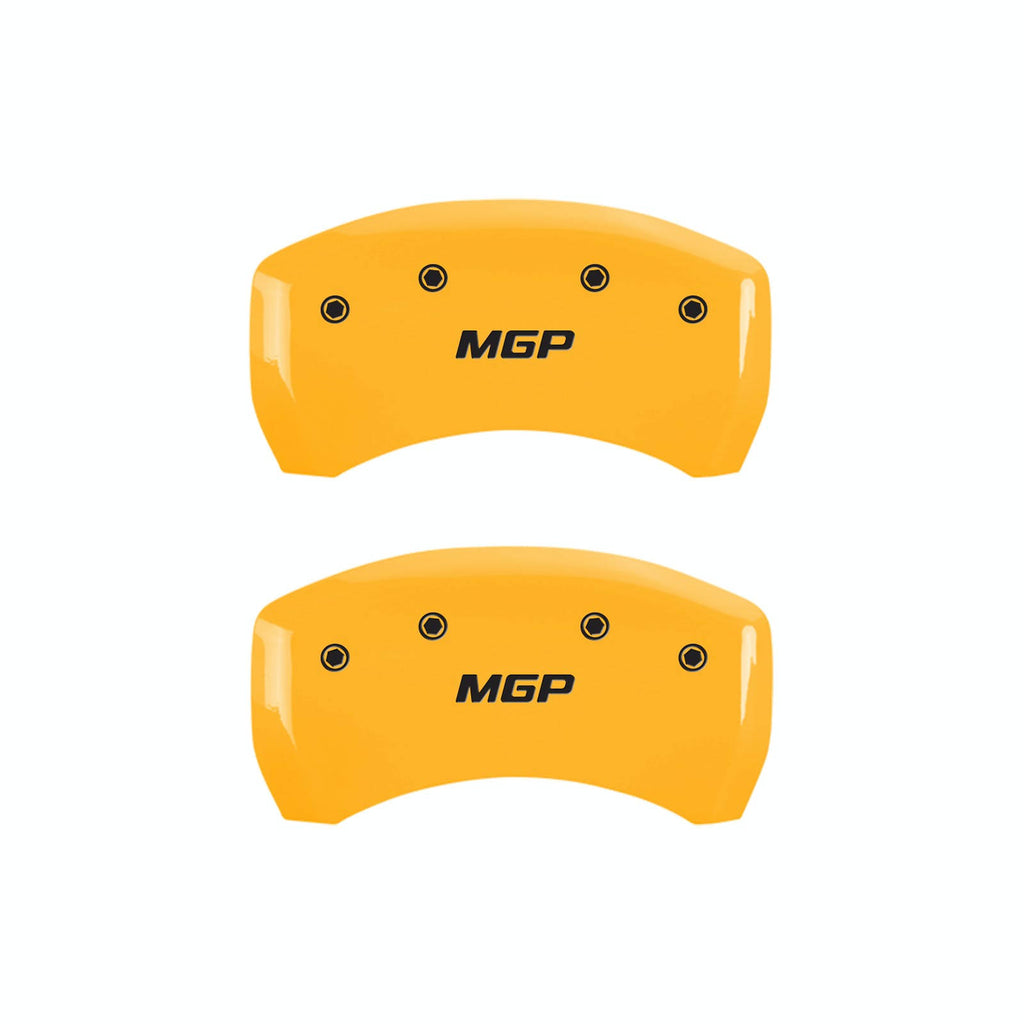 Rear Caliper Covers Black Yellow Finish T68990