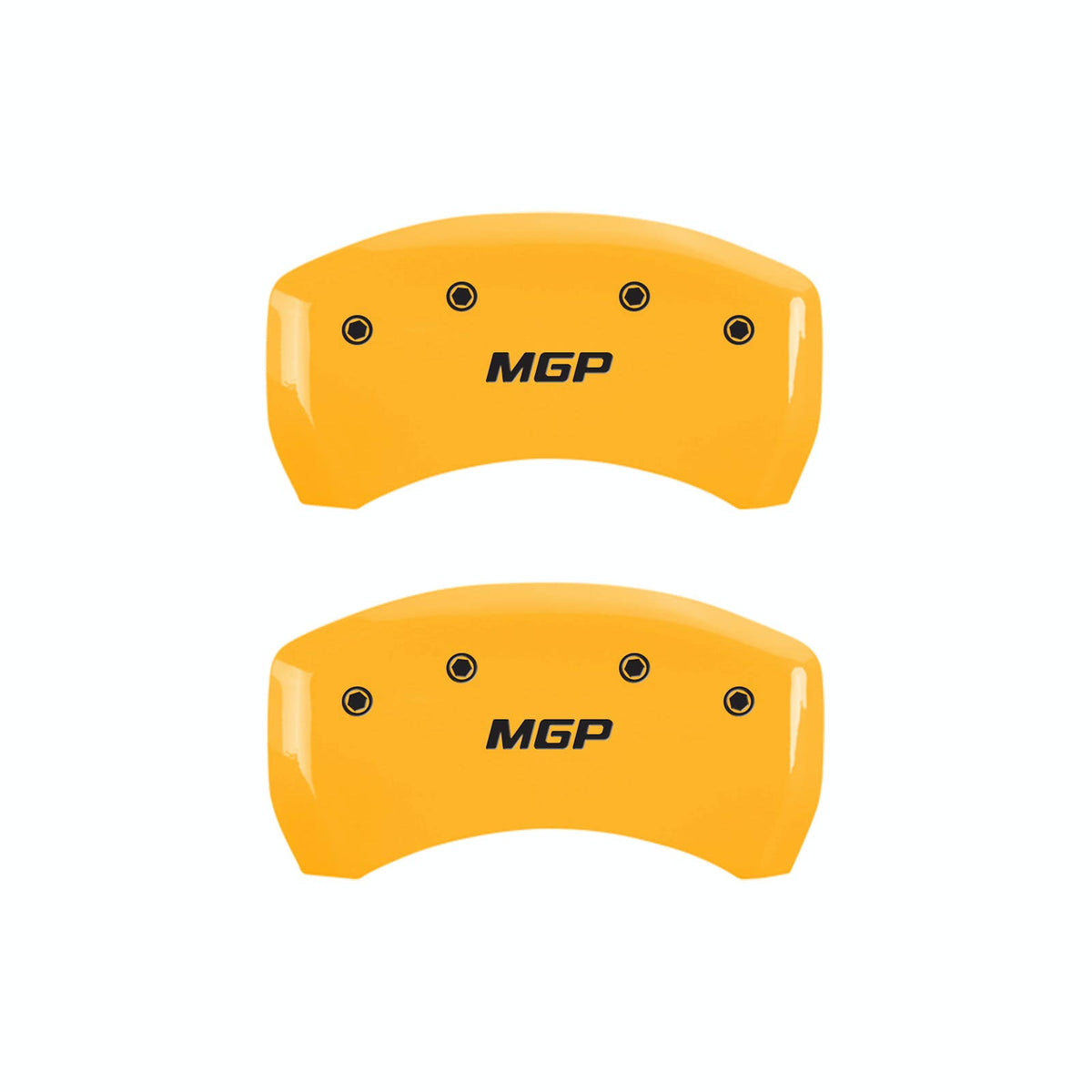 Rear Caliper Covers Black Yellow Finish T68990