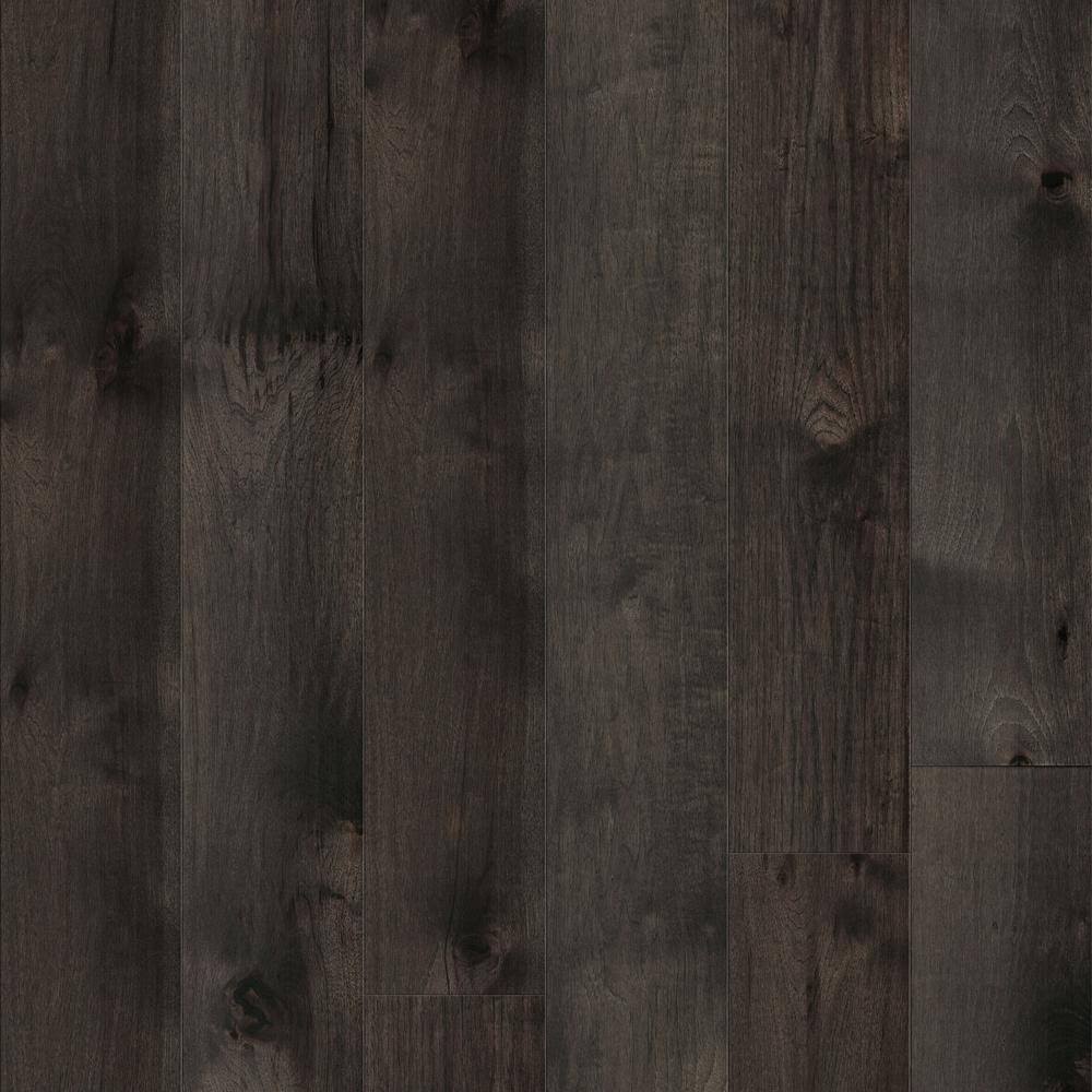Wirebrushed Engineered Hardwood Flooring in Gra T25646