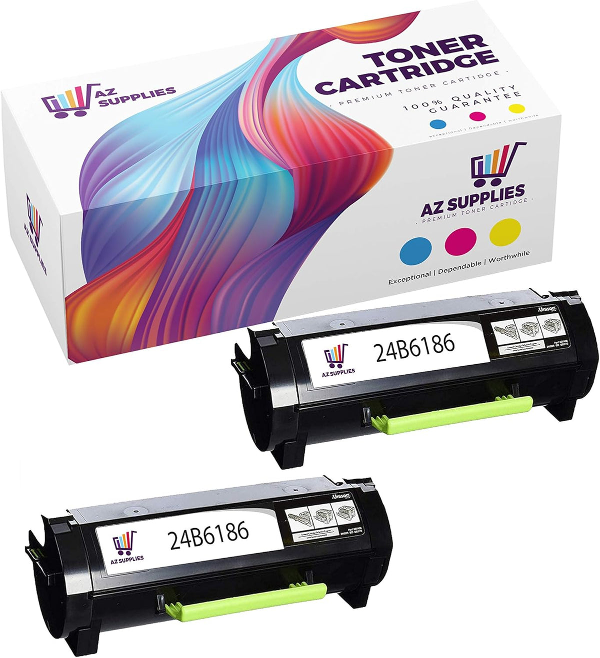 Black Toner Cartridge 2 Packs P9993