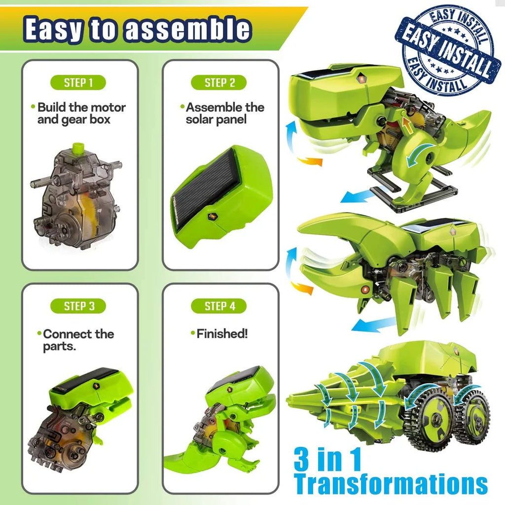 Solar Robot Kit 3-in-1 STEM Projects Robot Kit L331929