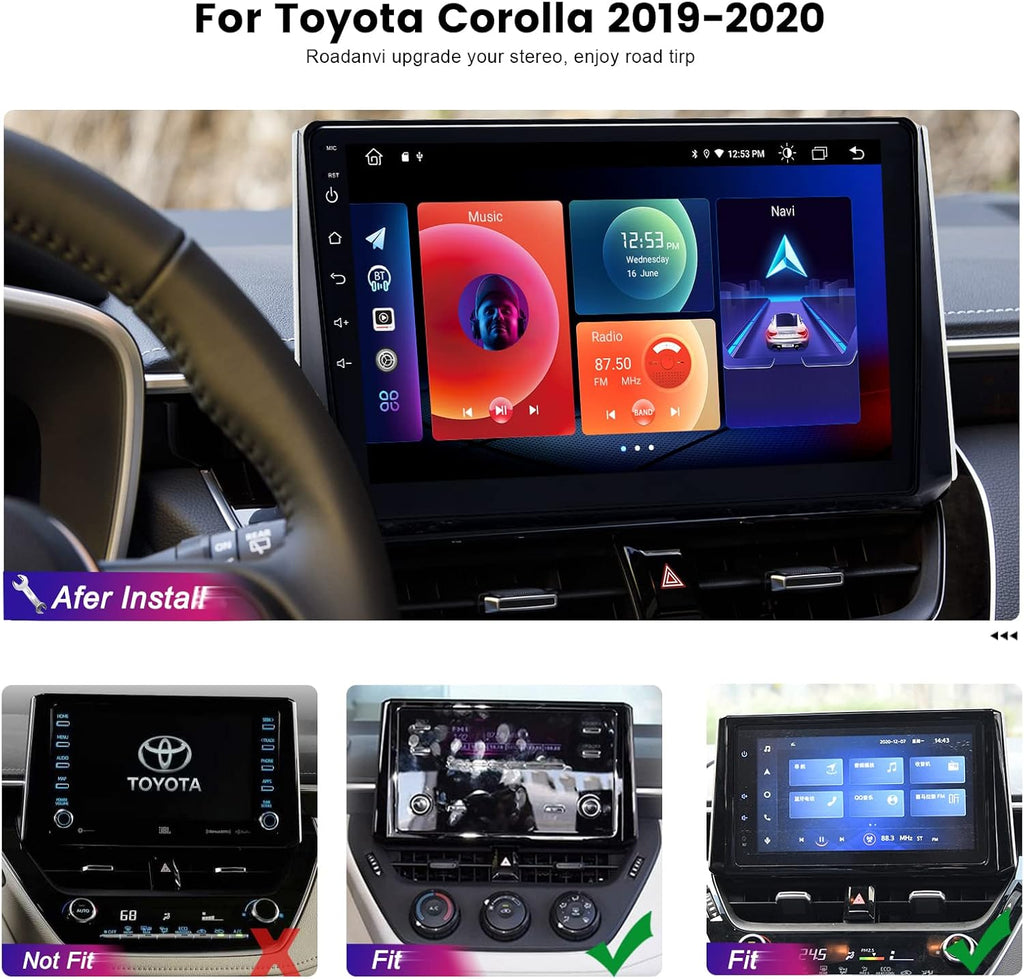 Car Stereo Radio with Carplay Android Auto Bluetooth Touch Screen B155069