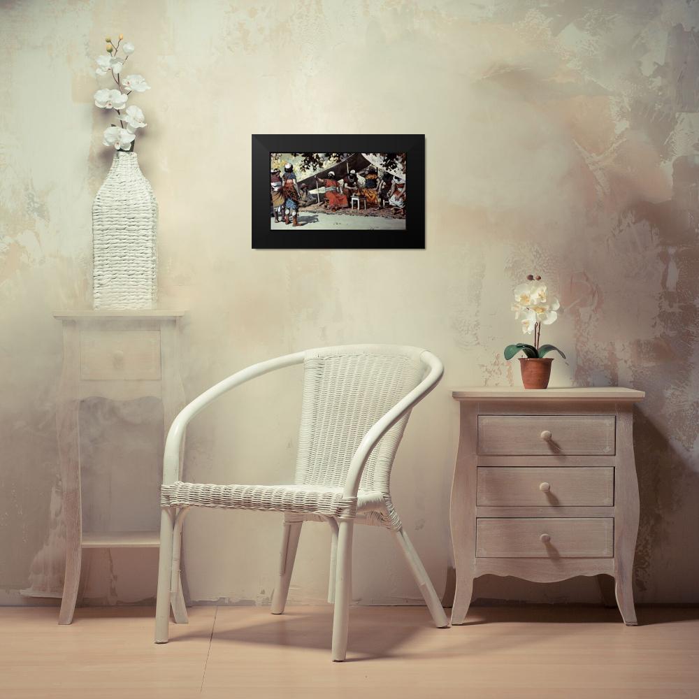 Black Modern Framed Museum Art Print B60905