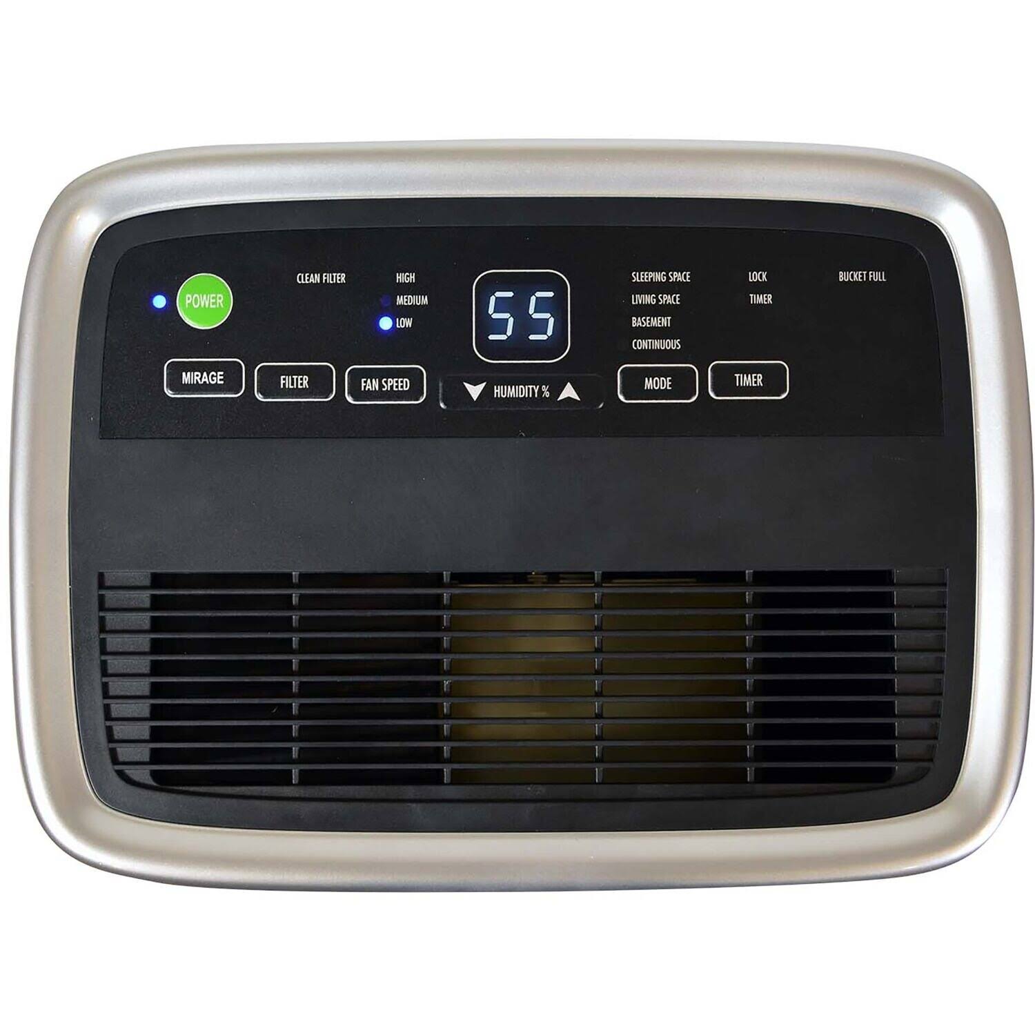 50-Pint Dehumidifier with Mirage Display R723549