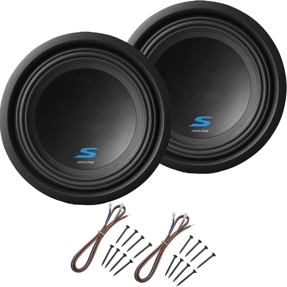 8" Dual 2 Ohm 600 Watt Subwoofers with Sub Install Kit Package B9560
