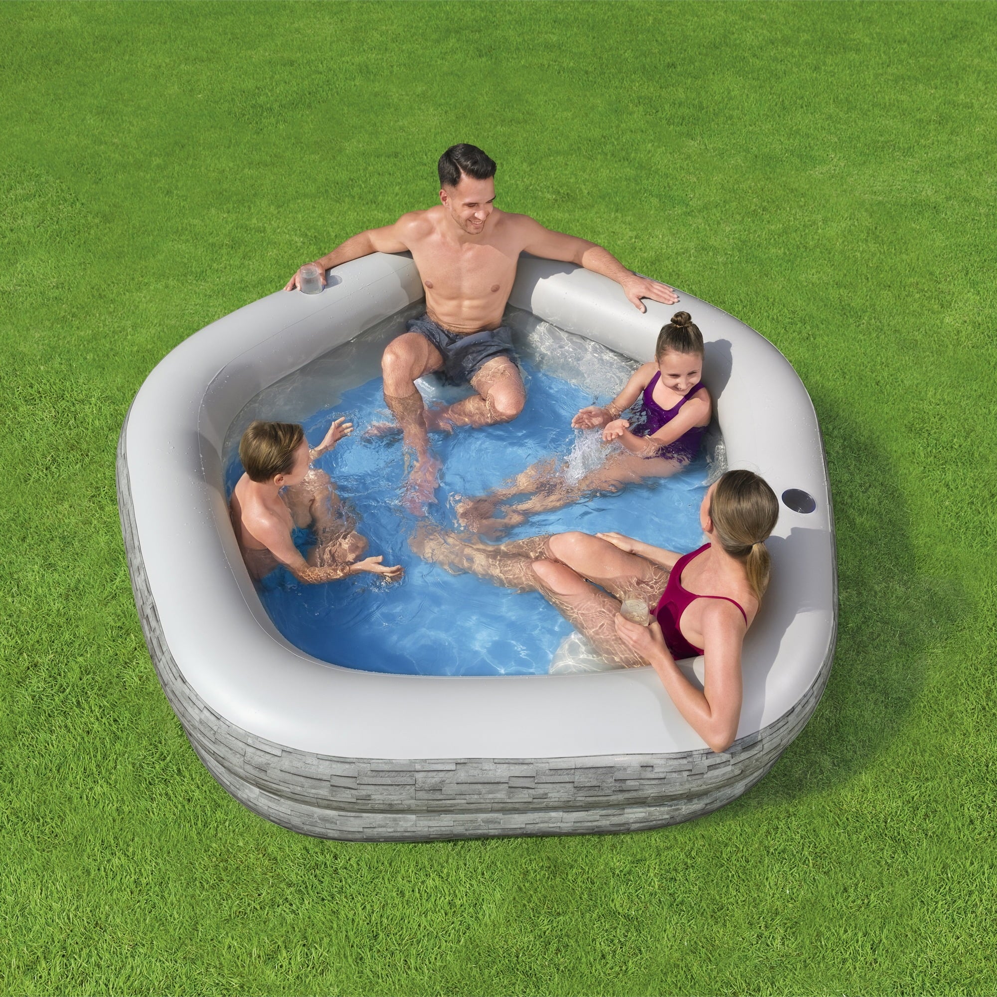 Family Inflatable Kiddie Pool B698951