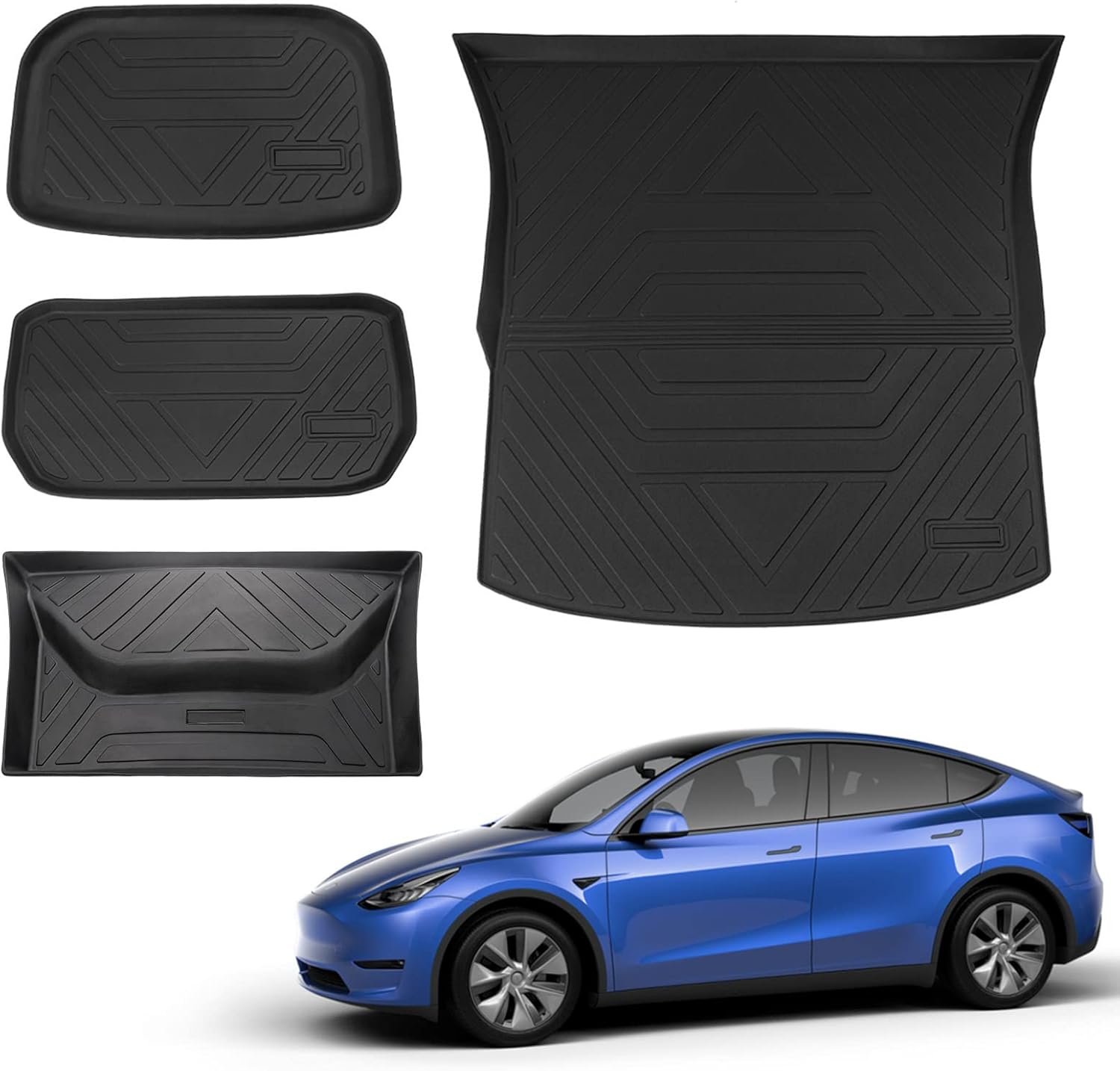 Tesla Model Y Trunk Mat Cargo Liner (A Set of Four) T325080