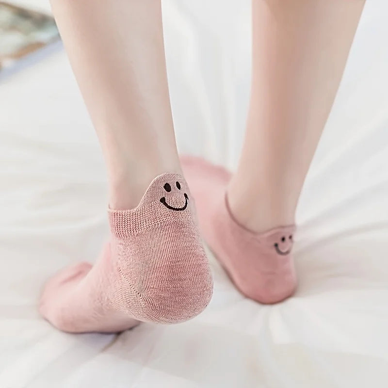 10 Pairs Cotton Low Top Socks T7824