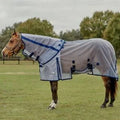 White Navy Check Fly Sheet N4343
