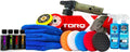 17 Items Random Polisher Kit with Towels, Pads, Pad Cleaner & Conditioner A2840