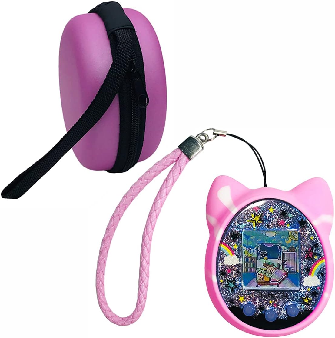 Pink Protective Hard Case and Silicone Cover for Tamagotchi L72290