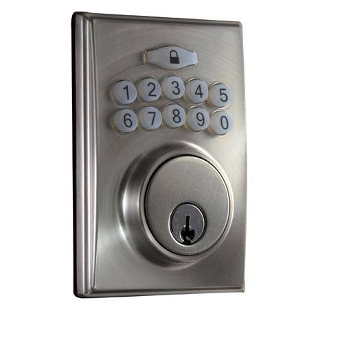 Electronic Keypad Deadbolt Satin Nickel K210973