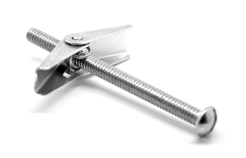 3/16x22-24 x 6x22 Coarse Thread Toggle Bolt Combo Truss Head Low Carbon Steel Zinc Plated S8137
