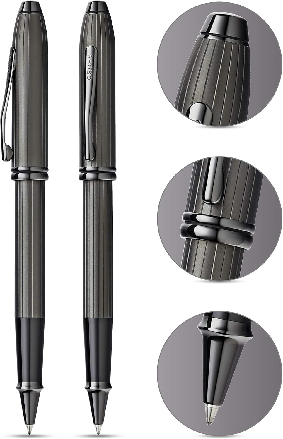Matt Black Rollerball Pen with Gift Box E4081