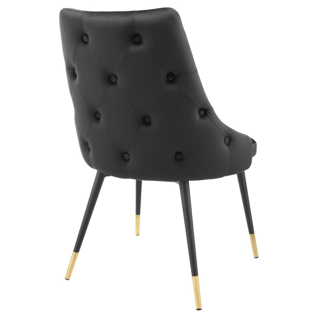 Dusty Rose Tufted Velvet Dining Side Chair Q1900
