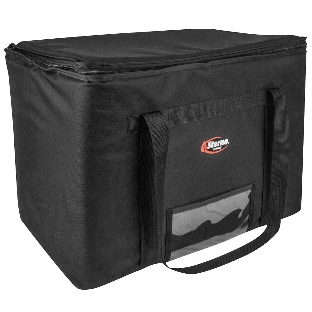 Black Extra-Large Insulated Food Carrier C949
