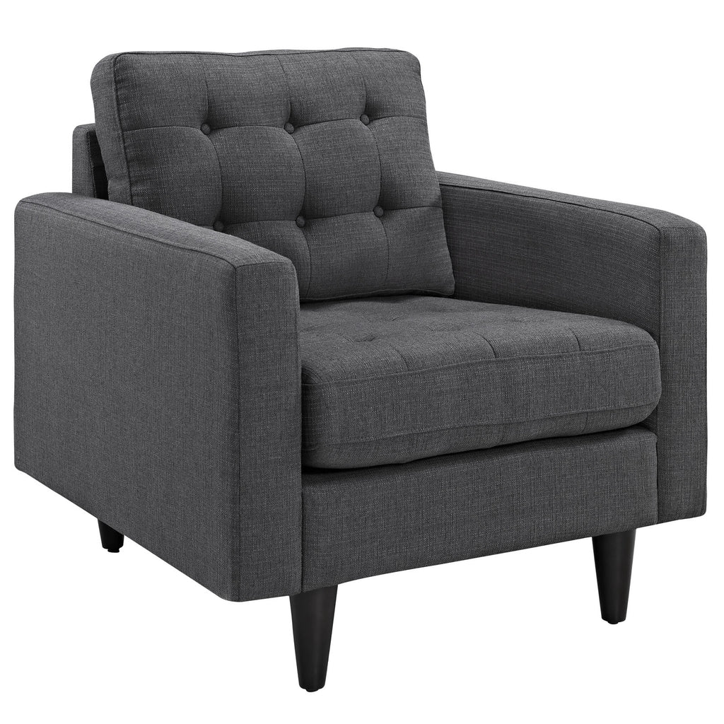 Gray Sofa and Armchairs Set of 3 B9861