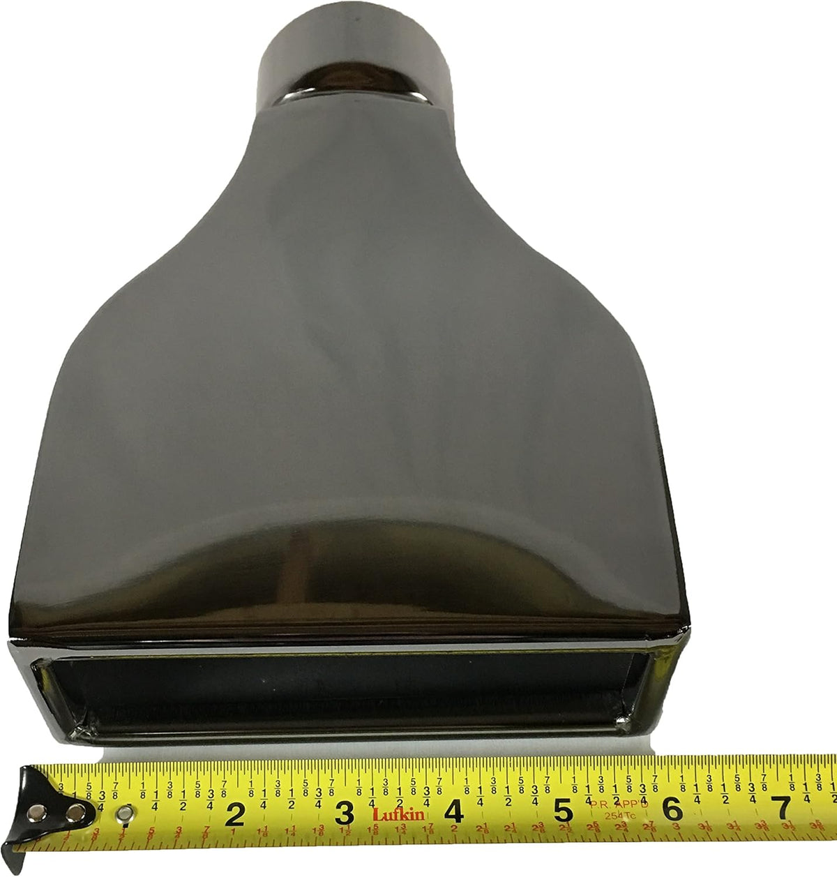 2.50" Inlet 2.25" Outlet Stainless Black Chrome Exhaust Tip Pack of 2 X147