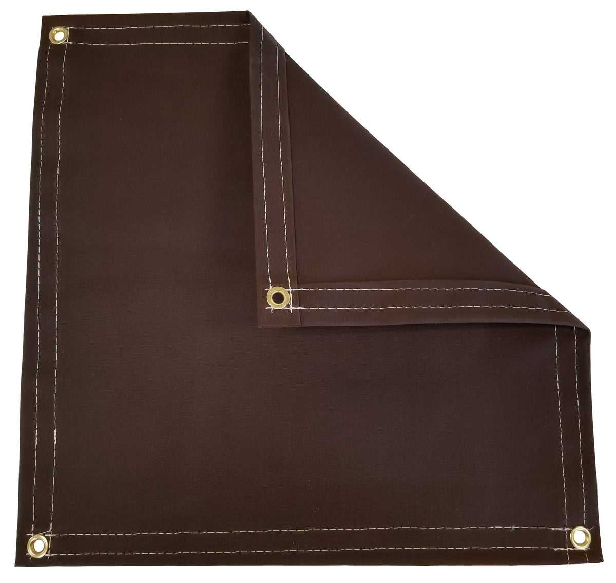 Brown Polyester Canvas Tarp Y427