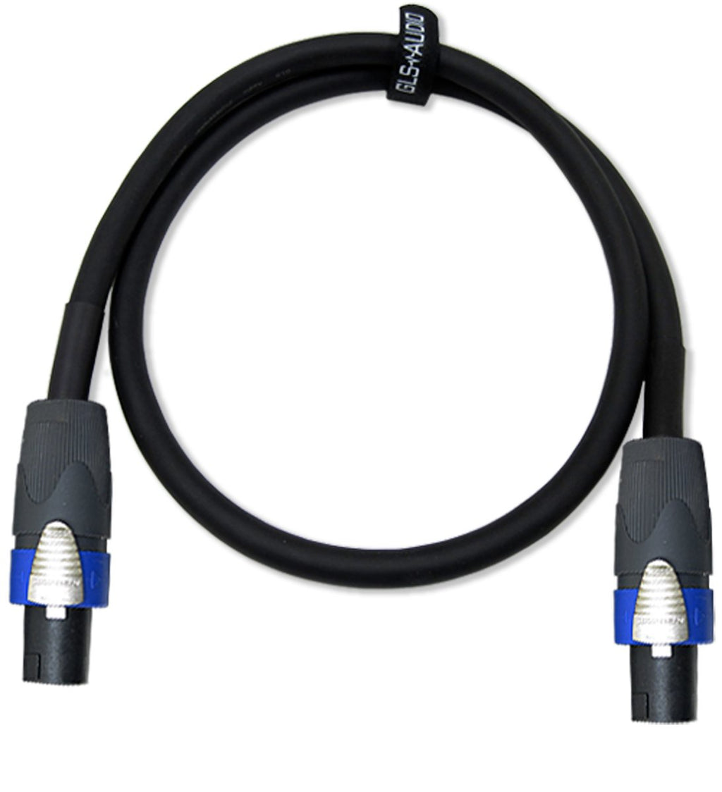 50 ft Speakon to Speakon Speaker Cable 12AWG Black O1490
