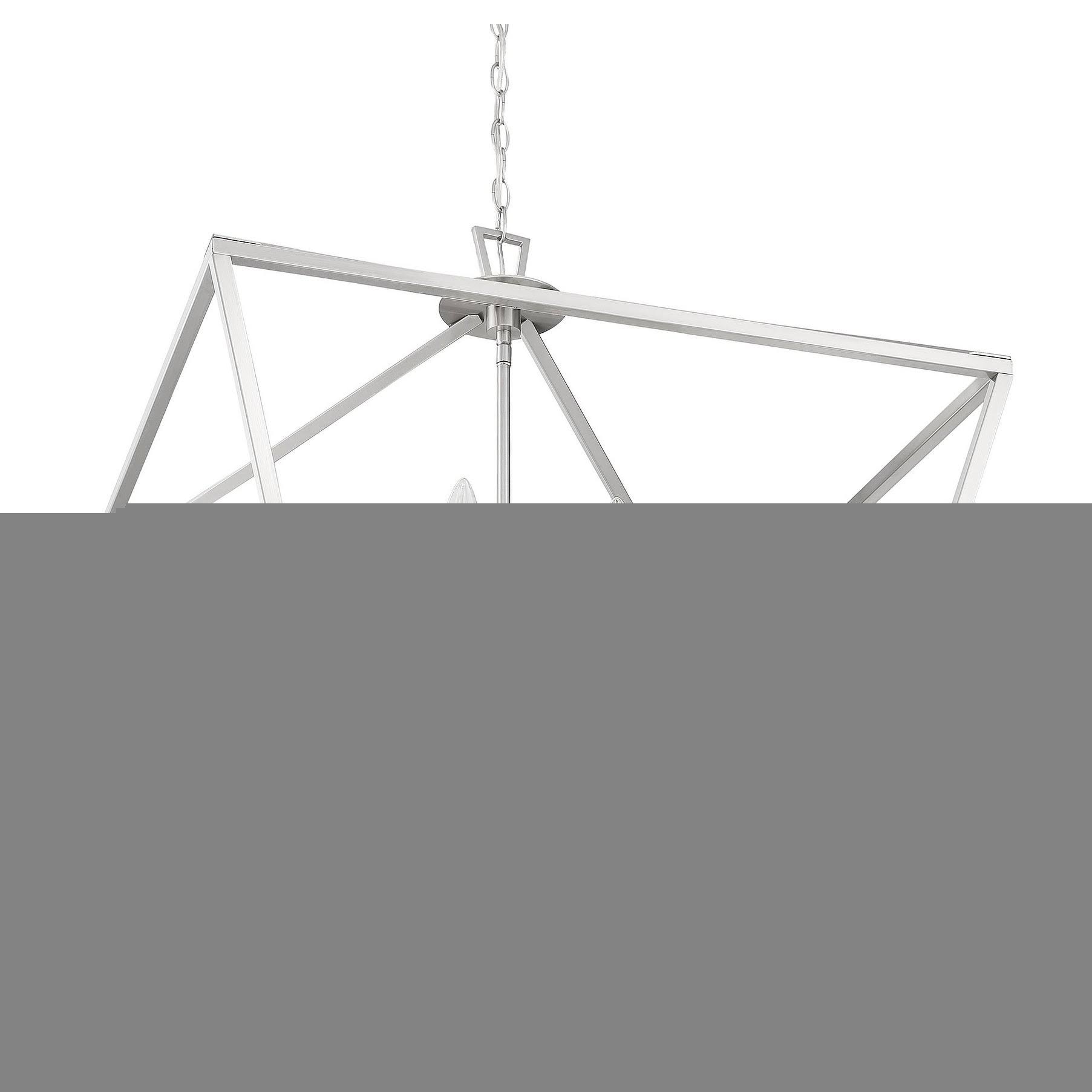 6 Light Satin Nickel Lantern W493628