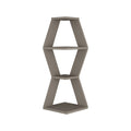 Modern Corner Wall Shelf Light Mocha E958008