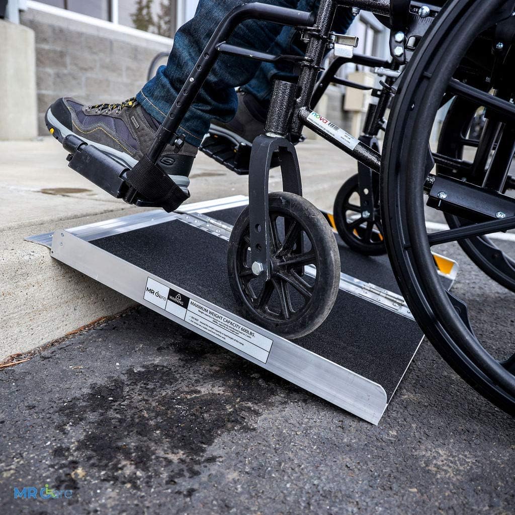 Portable Foldable Wheelchair Ramp with Handle (3FT) H570439