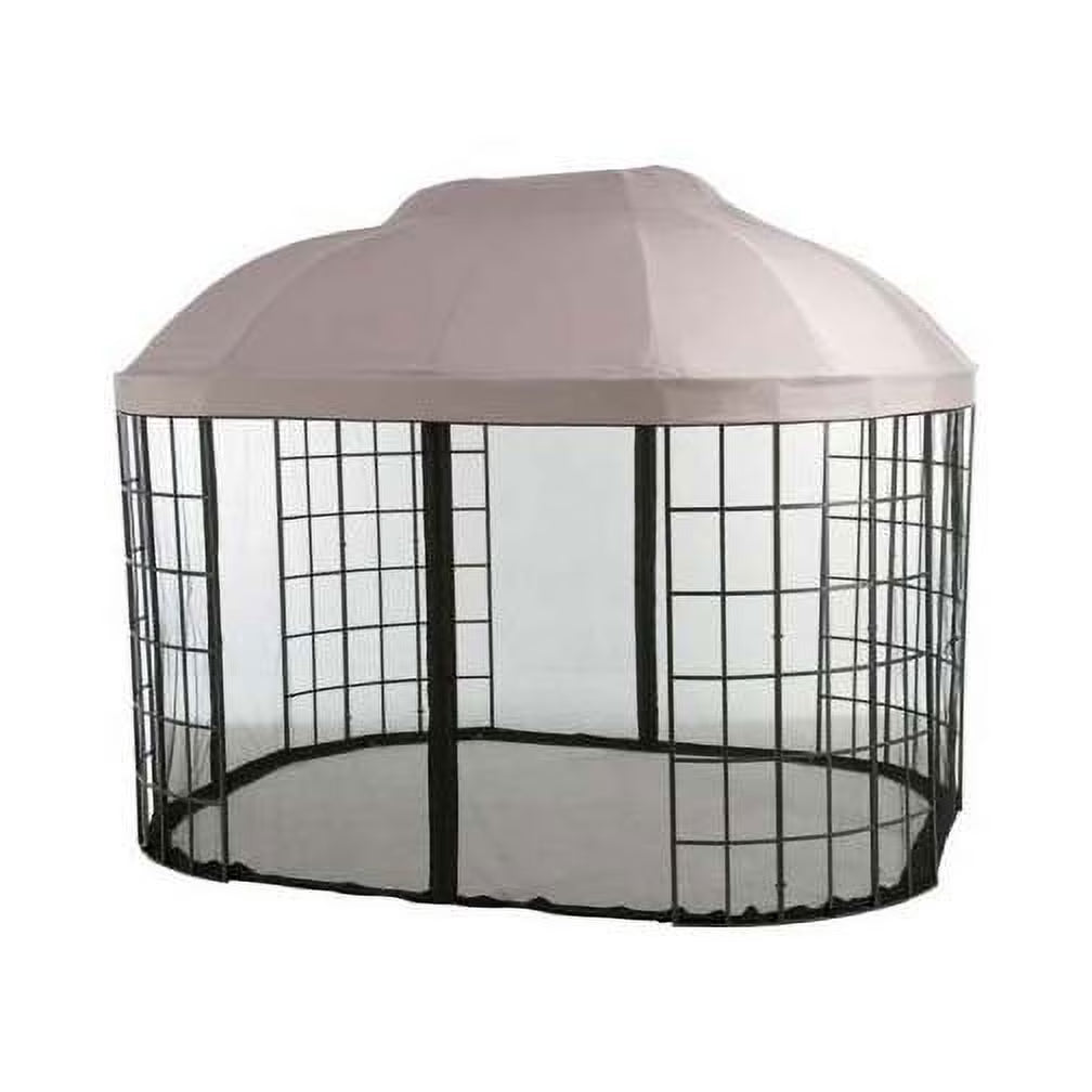 Replacement Canopy Top for Oval Dome Gazebo, 9.5 x 12.5-Feet, Beige J909443