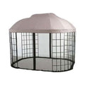 Replacement Canopy Top for Oval Dome Gazebo, 9.5 x 12.5-Feet, Beige J909443