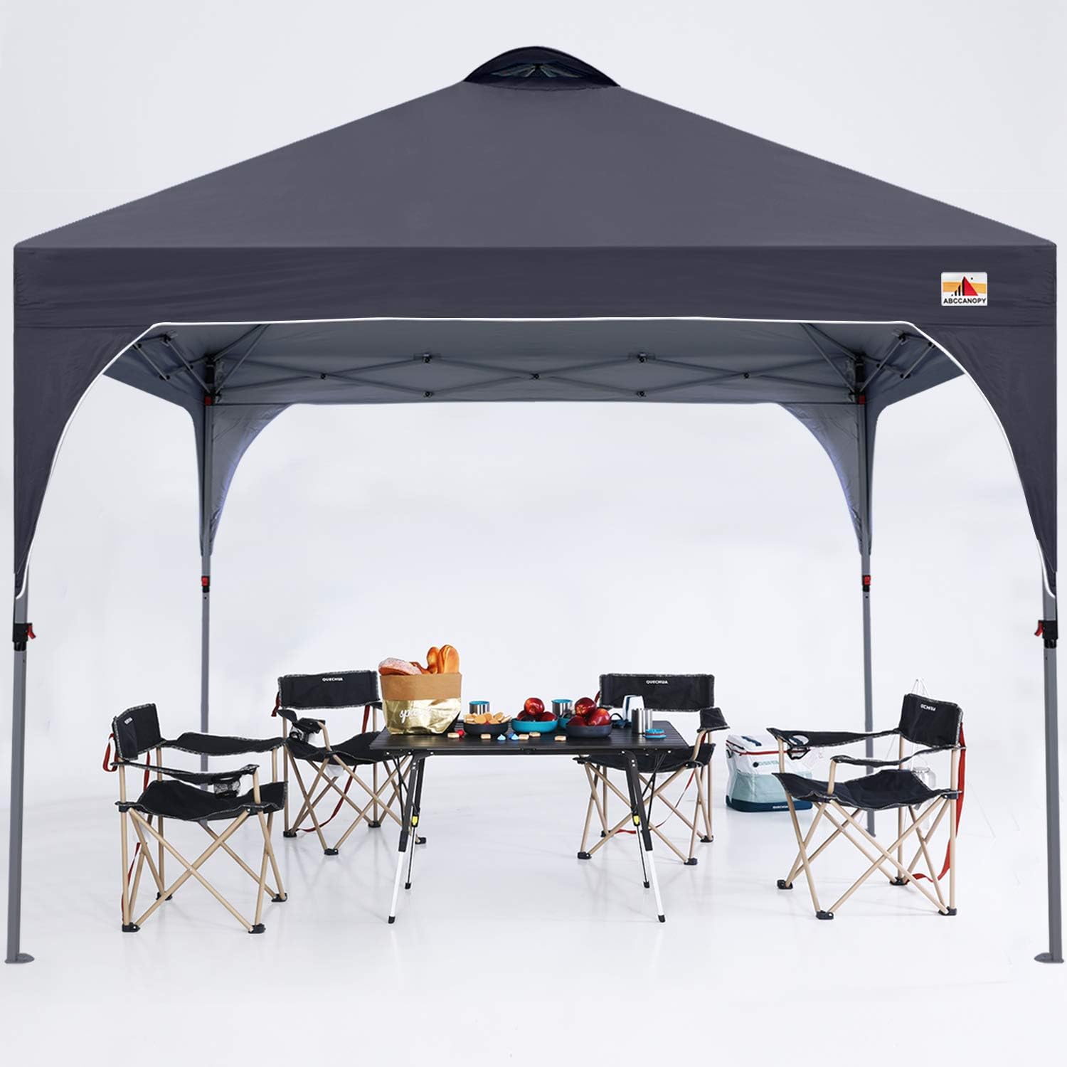 Gray Pop up Canopy Tent 10x10 H3128