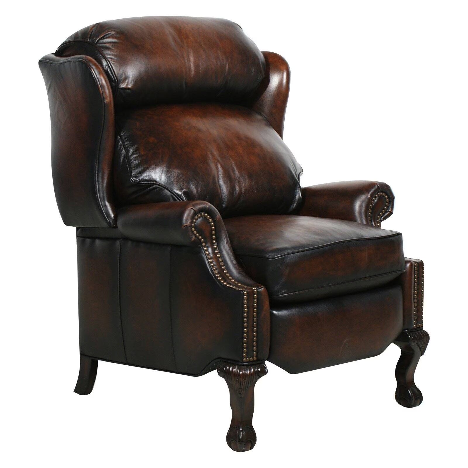 Leather Recliner with Nailheads G515996