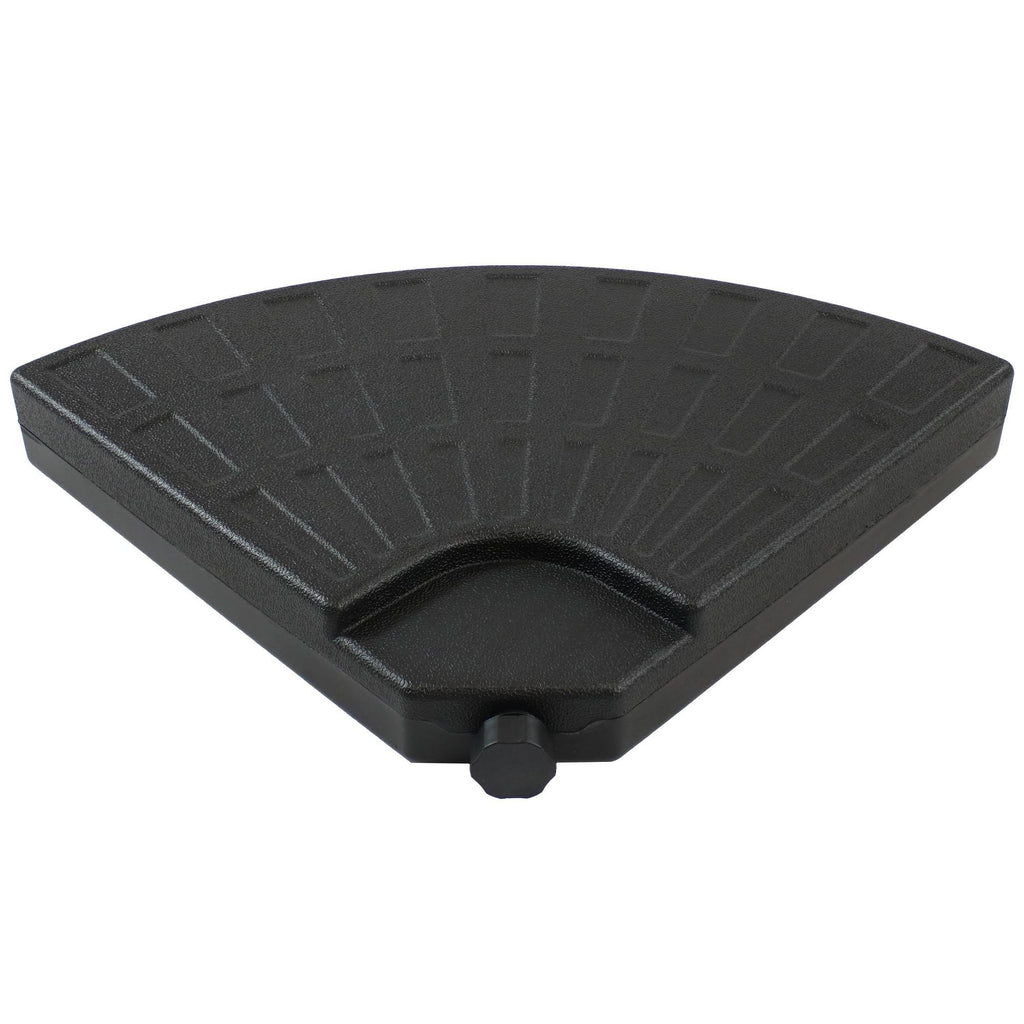 Black Cantilever Patio Umbrella Base Plate 4 Pk D4203