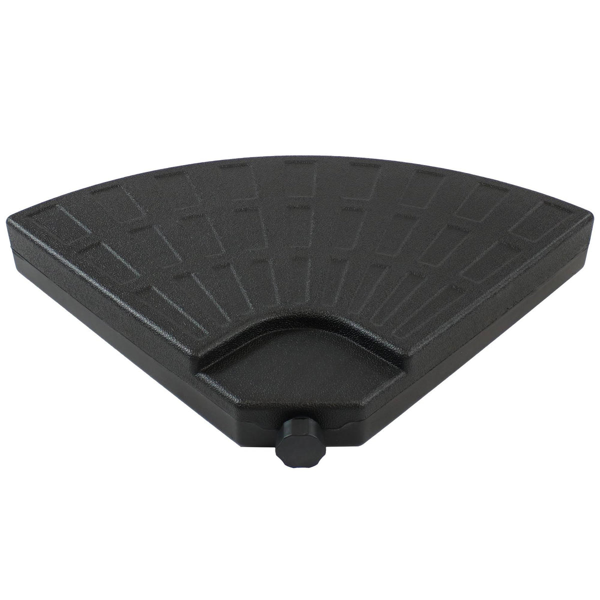 Black Cantilever Patio Umbrella Base Plate 4 Pk D4203