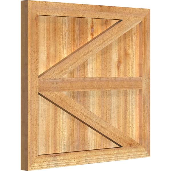 Rough Sawn Western Red Cedar Framed Board-n-Batten Shutters W743139
