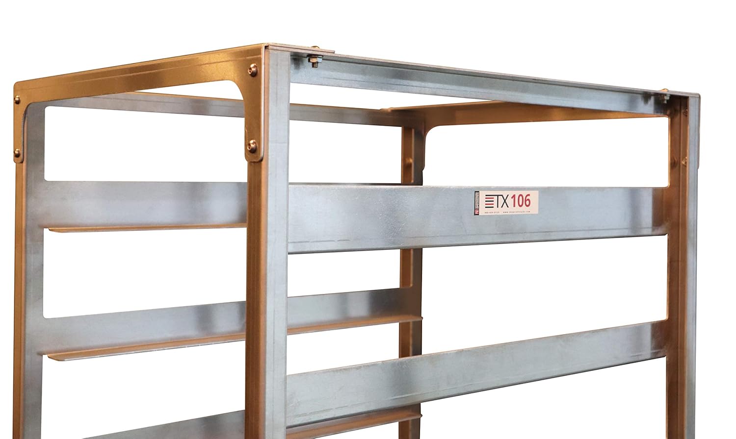 10 Tier Commercial Grade Aluminium Bun Rack with Heavy Duty Plate Casters C875747