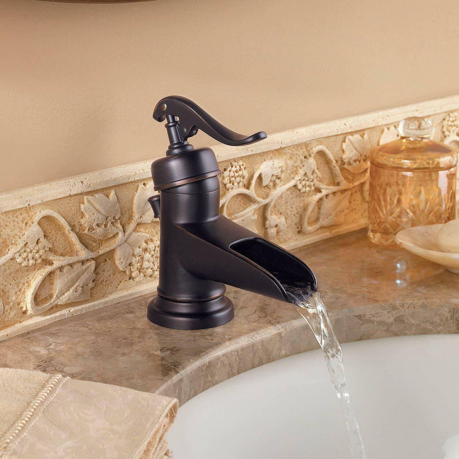 Single Control Bathroom Faucet Tuscan Bronze N117647