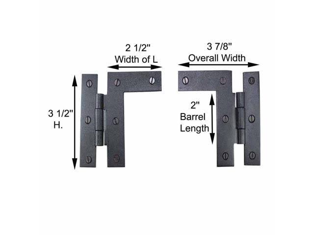 Wrought Iron Cabinet Hinge 3.5x22 X5302