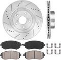 FRONT 292mm D/S 5Lug Rotors + Brake Pads + Clips A31204