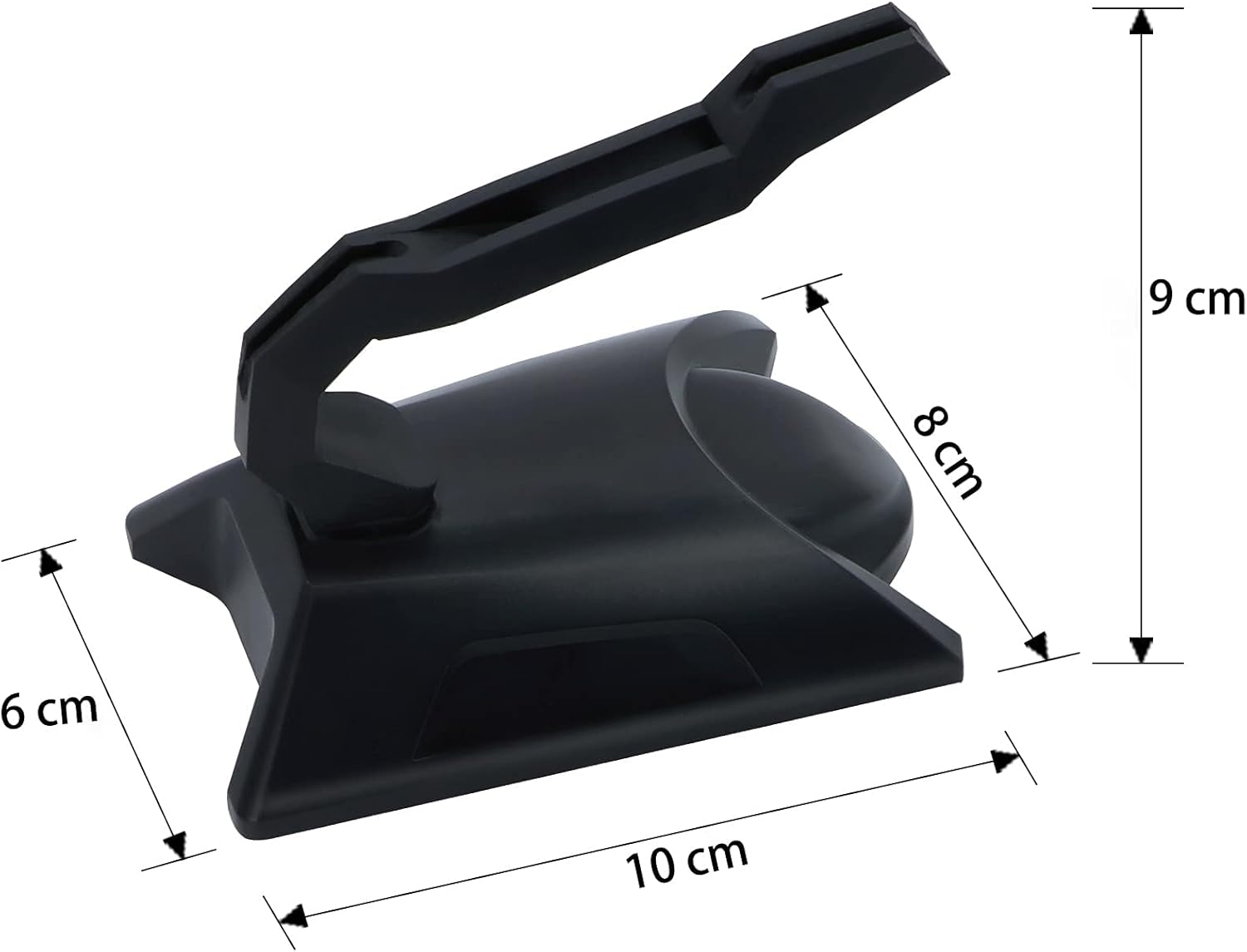 Black Mouse Bungee Cord Management Holder Pack of 2 Y93654