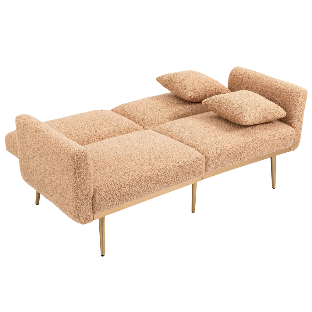 Velvet Sofa with Metal Feet O23114