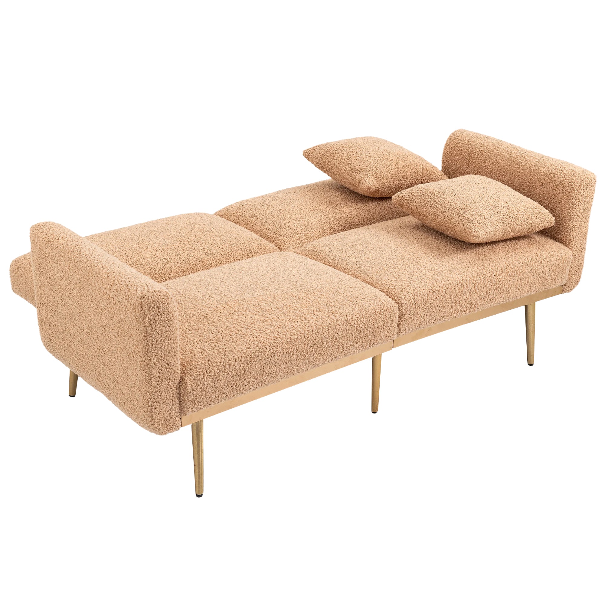 Velvet Sofa with Metal Feet O23114