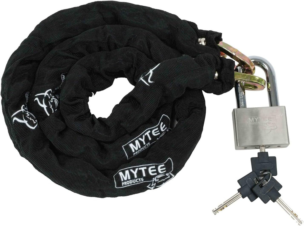 Anti Cut Security Chain and Lock Kit - 3 Foot x 3/8 Inch Thick Hardened Chain with Cut Proof Lock & Carrying Case R724