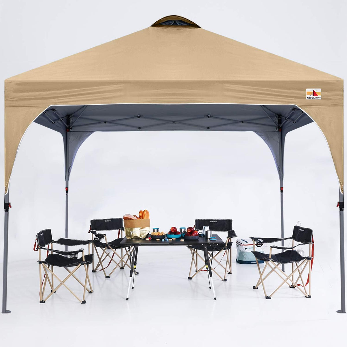 Gray Pop up Canopy Tent 10x10 H3128