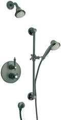 Brushed Nickel Thermostatic Shower with Slide Bar J151207