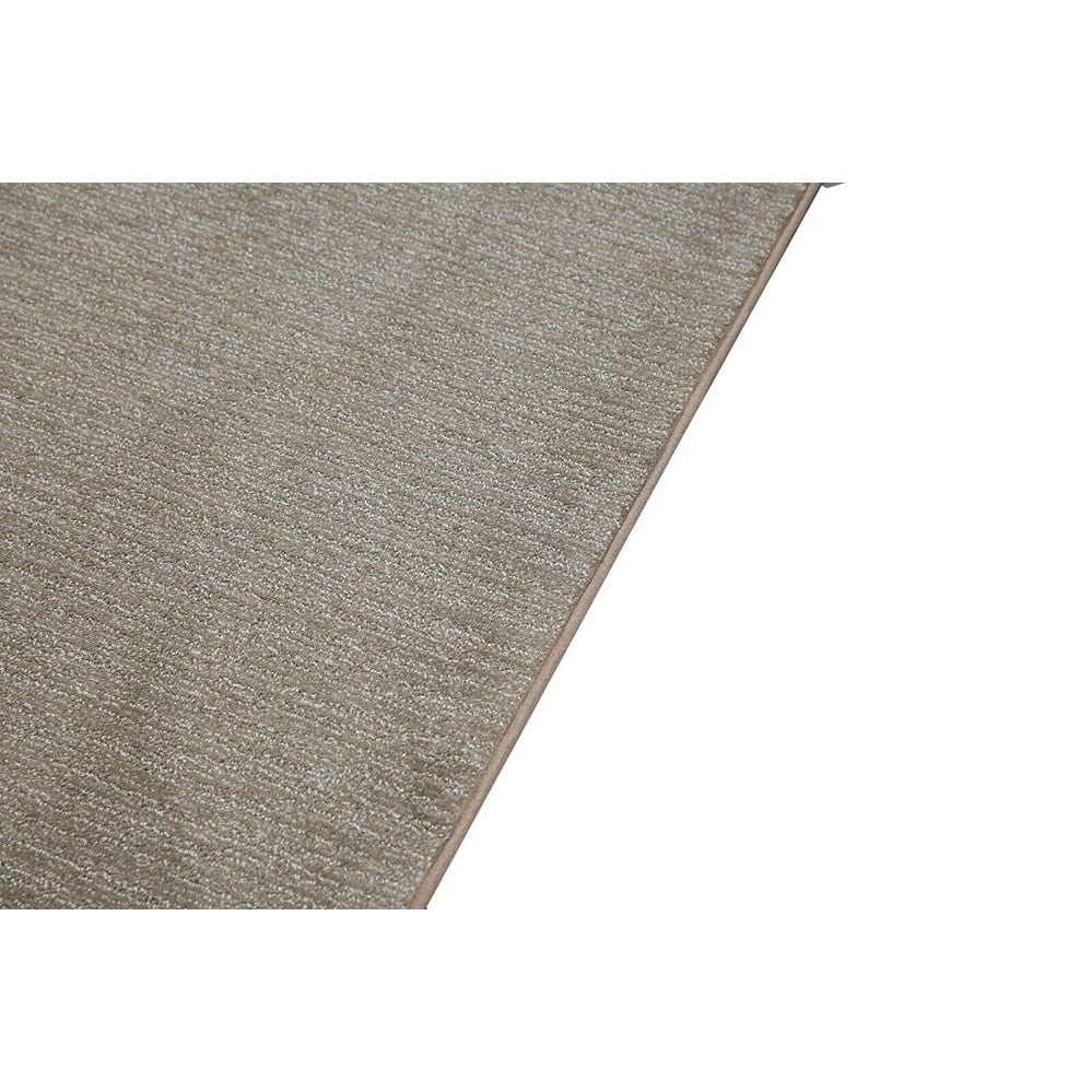 Brown Plush Area Rug 5' Round Y843
