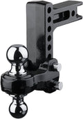 Adjustable Steel Ball Mount with 6 Inch Drop, 2 Inch Shank M409937