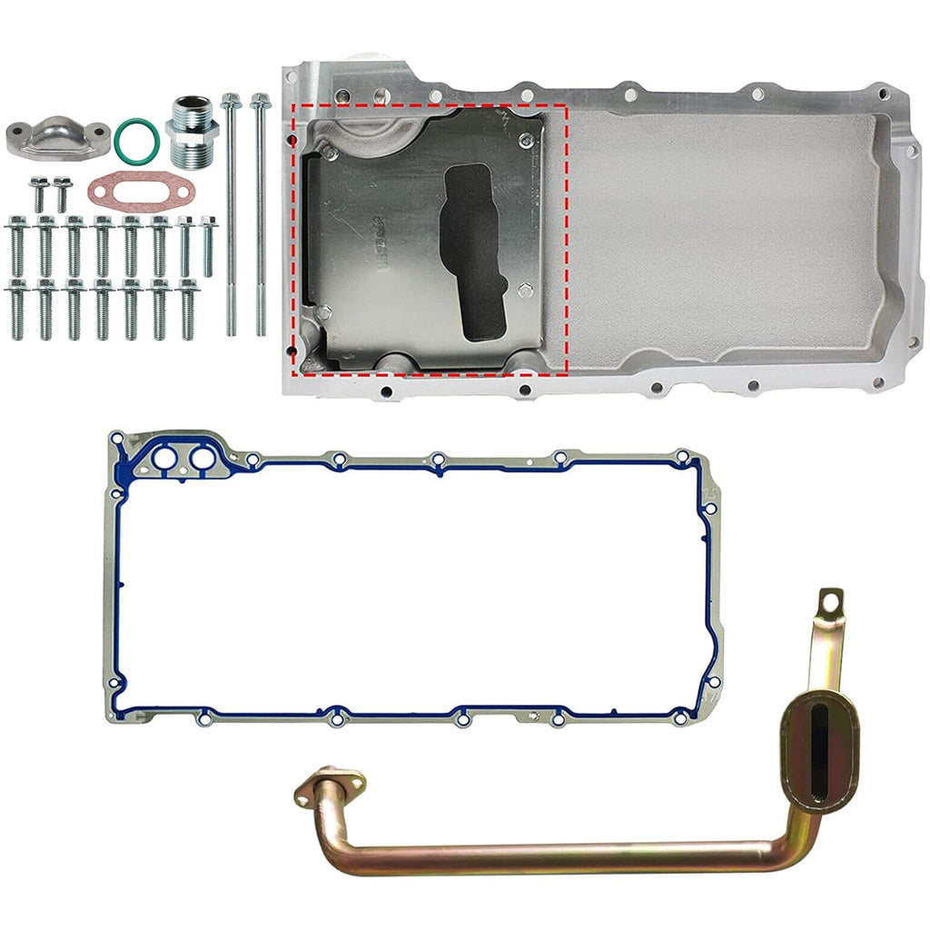 Aluminum Oil Pan Conversion Kit for GM Muscle Car Truck K6532