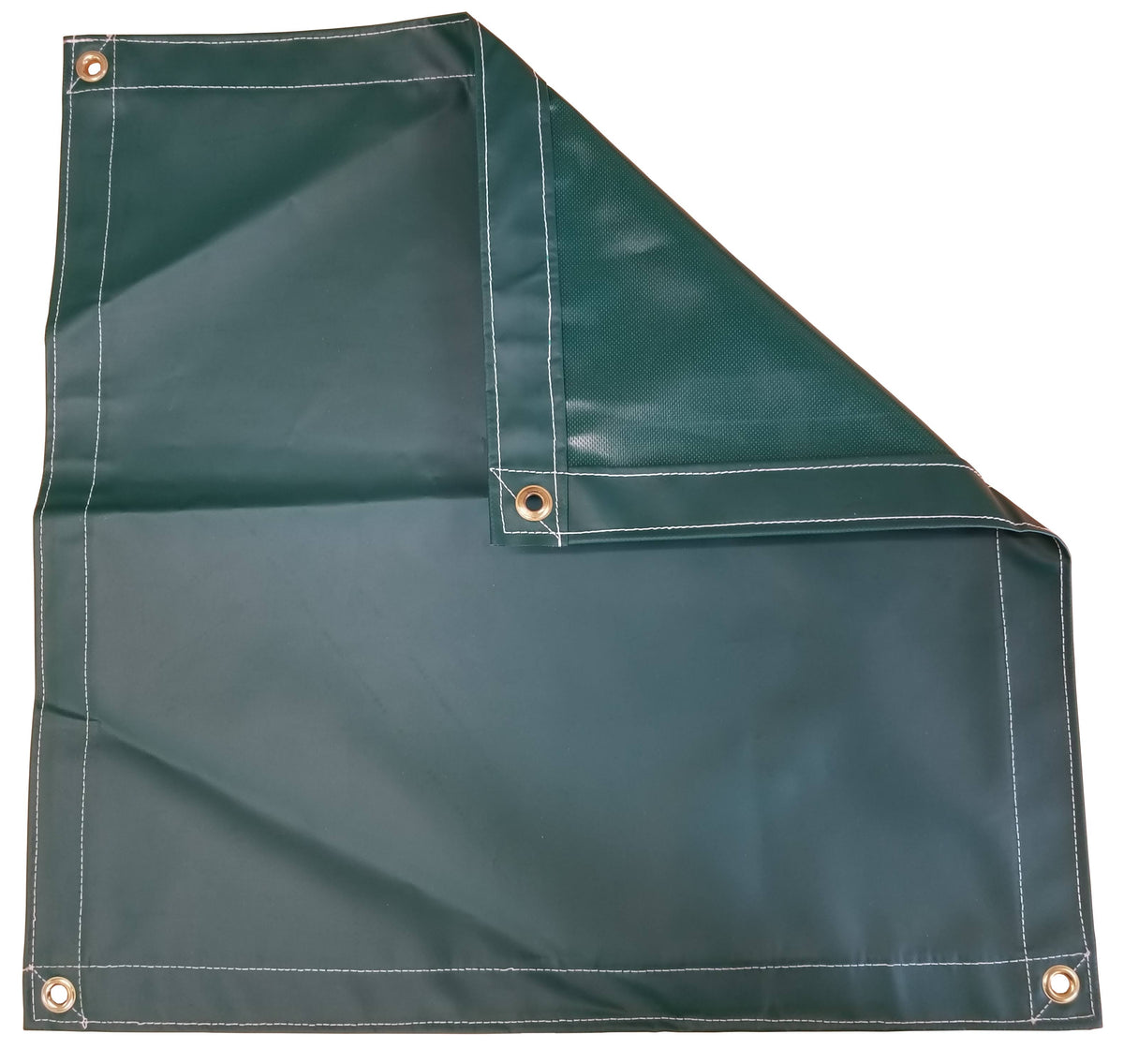 10 x 12 ft Green Vinyl Coated Tarp 10 oz. F69174