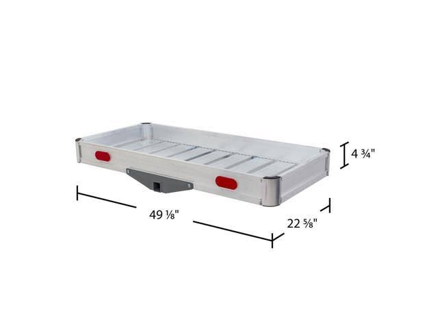Aluminum Tray Cargo Carrier 550 lb. Capacity T749