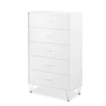 White Particle Board Chest M209
